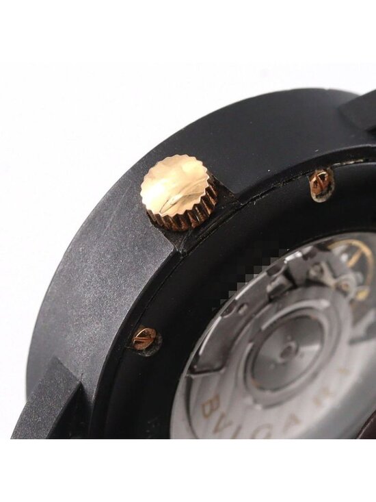 Bvlgari Ca Bon Gold Carbon Automatic Volume Watch main image 6